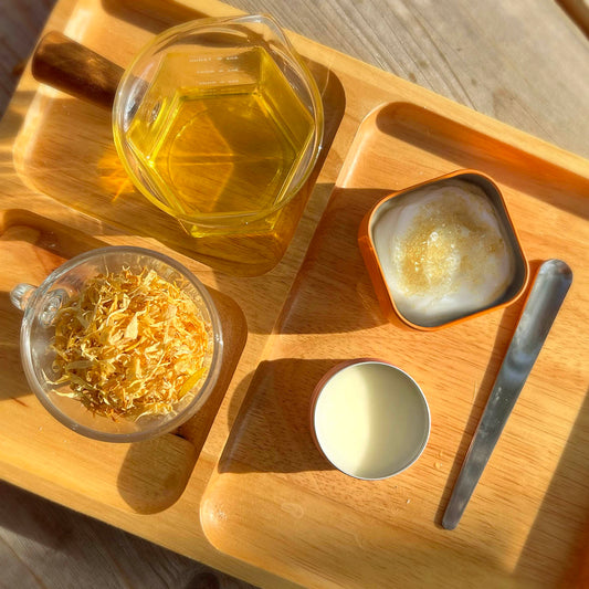 Luxury Lip Balm & Scrub Cream Workshop (class F)